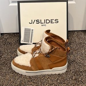 J Slides sneaker boot size 10